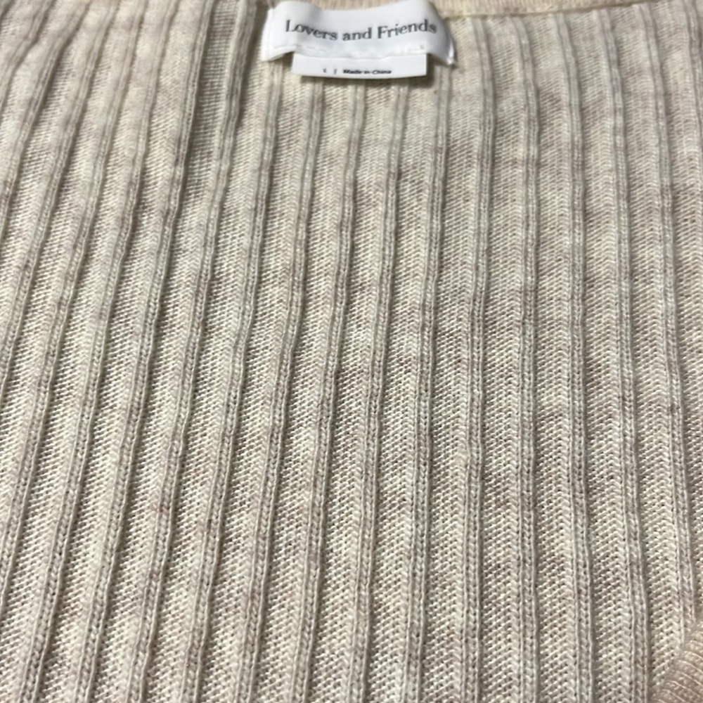 Lovers and Friends ribbed cardigan with pearl buttons - Picture 5 of 8